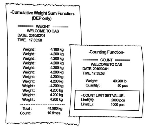 ED Series- receipt example