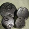 1, 2, 4 Pound Cast Iron Weights