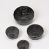 1, 2, 4 Pound Cast Iron Weights