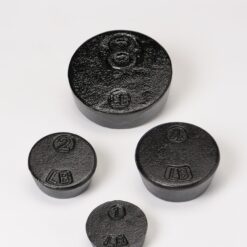 1, 2, 4 Pound Cast Iron Weights