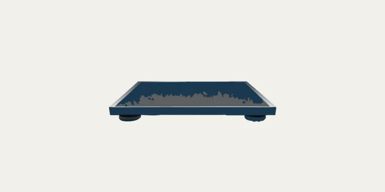 Heavy duty bench scale with a large, durable platform for precise commercial weighing.