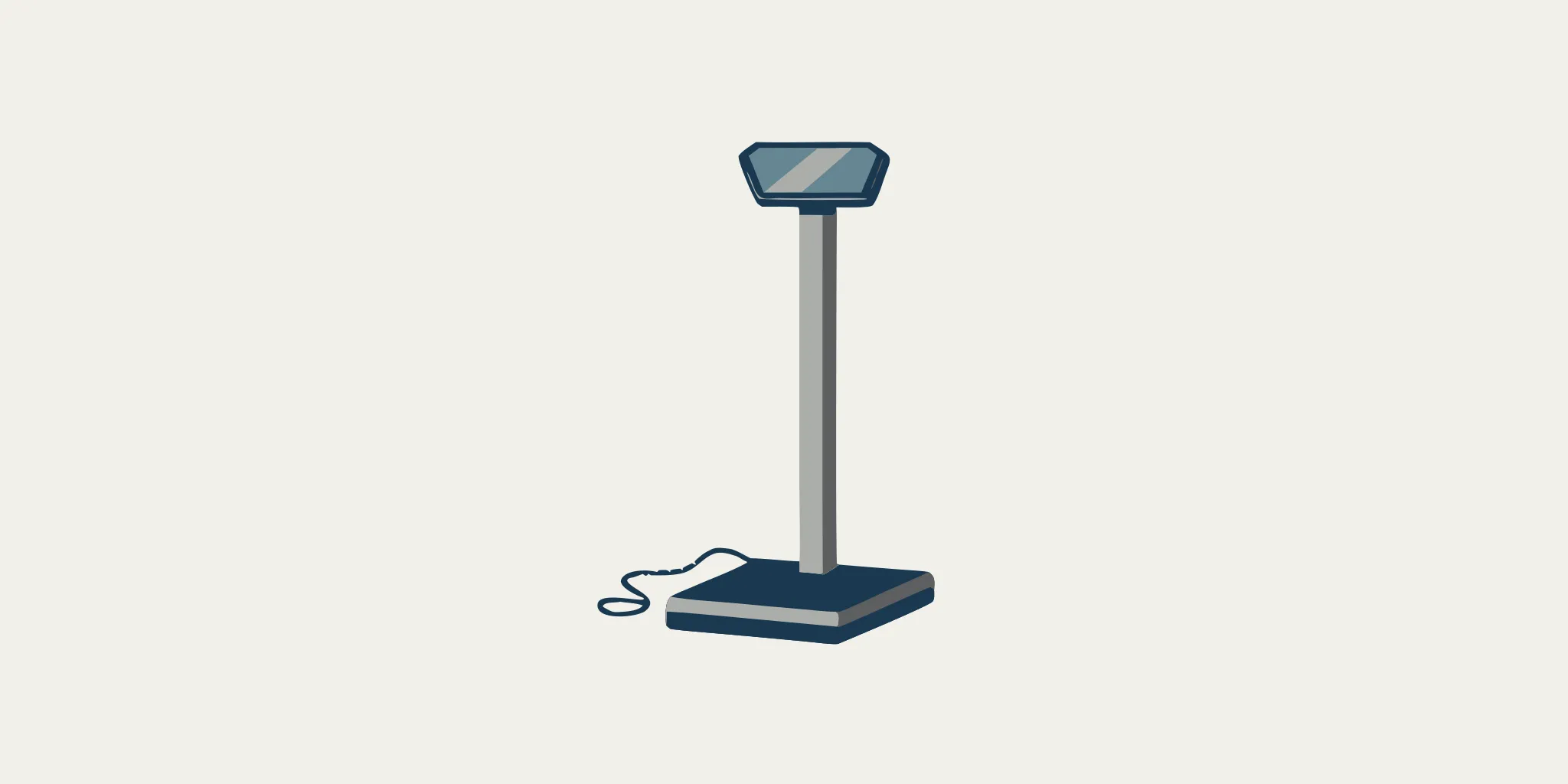 A digital scale indicator with a clear display for accurate weight measurement.