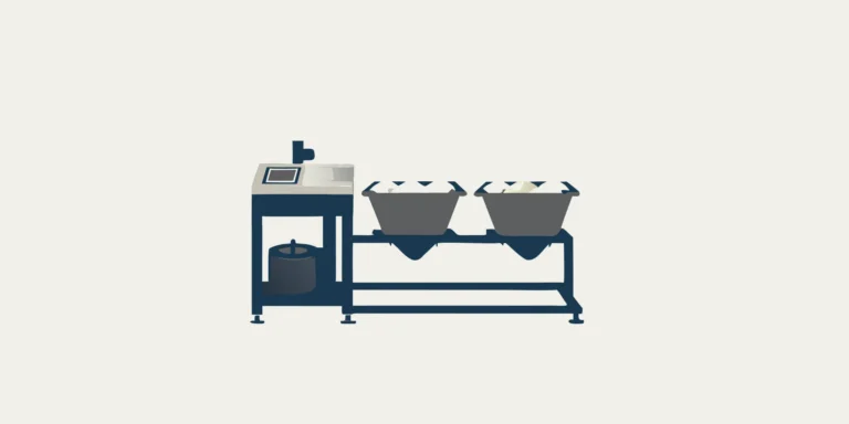Ingredient batching station with a stainless steel scale