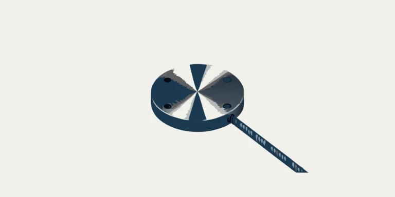 A compression load cell with a digital display showing a precise weight measurement.